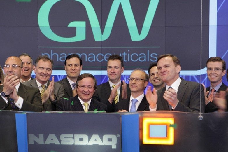 GW Pharmaceutical THC CBD Cancer Treatment Patent