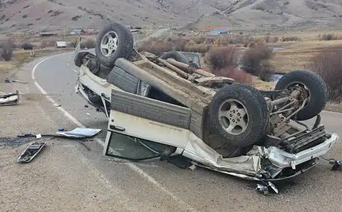 Jeep rollover accident