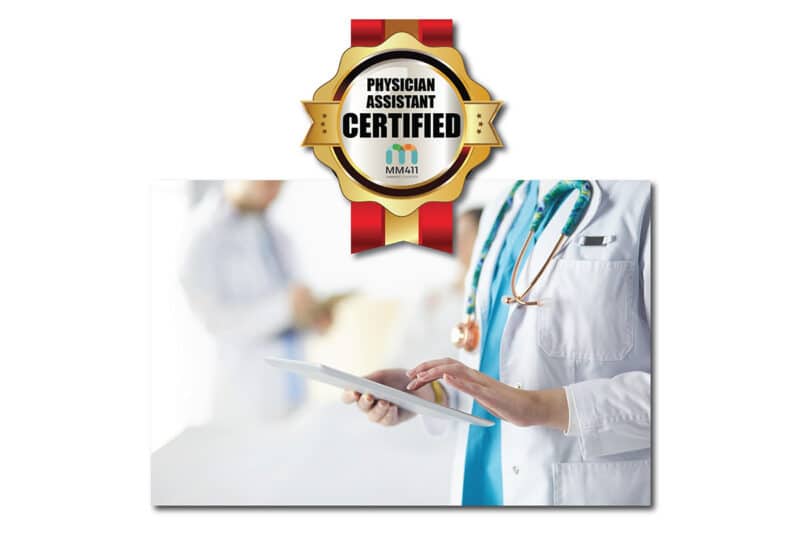 Medical Marijuana Continuing Medical Education for Physician Assistants Badge.