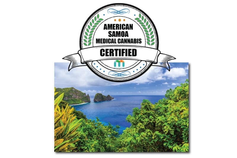 American Samoa Medical Cannabis Certified Badge.