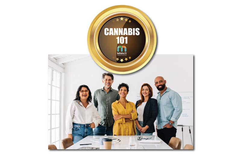 Cannabis 101 Online Course Badge.