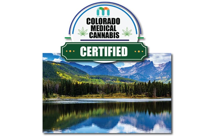 Colorado Medical Cannabis Certified Badge.
