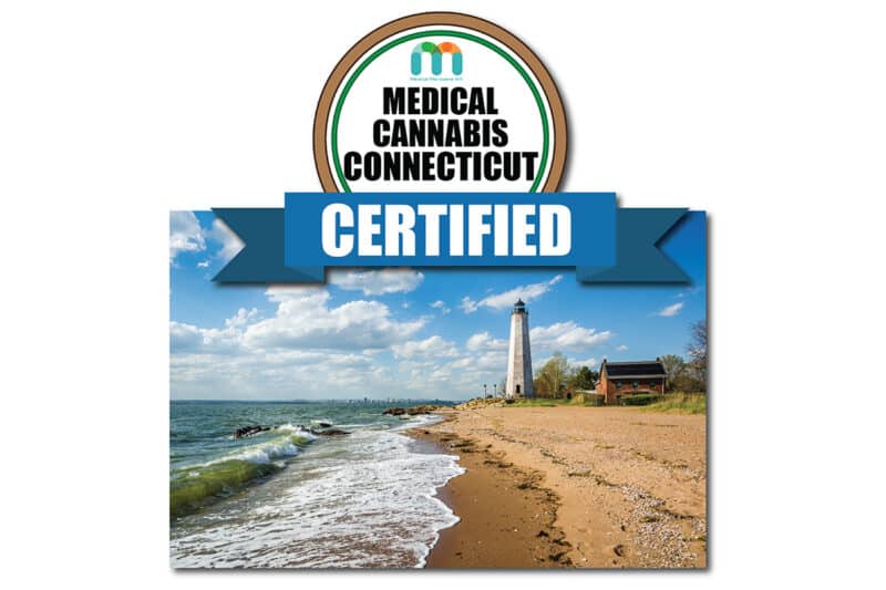 Connecticut Medical Cannabis Certified Badge.