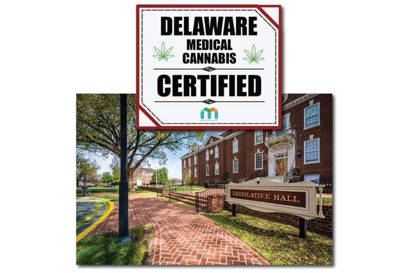 Delaware Medical Cannabis Certified Badge.