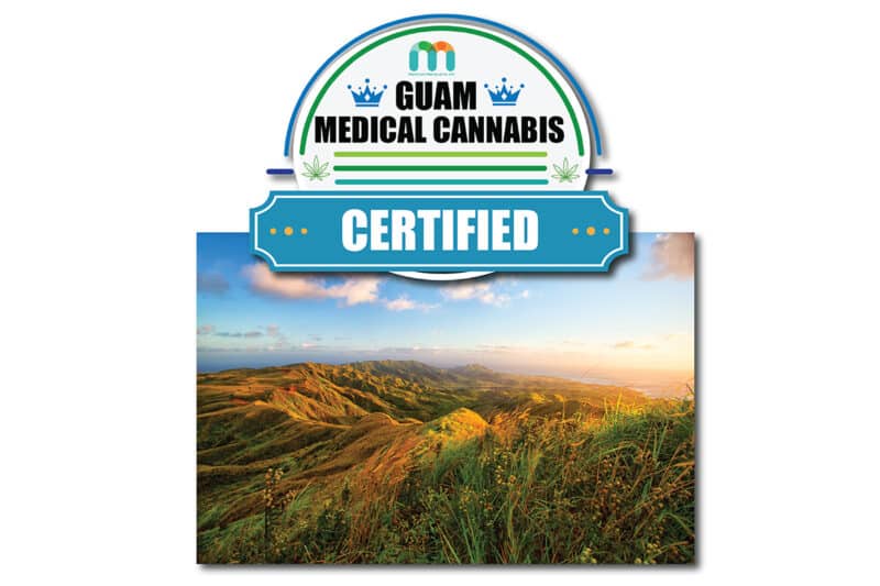 Guam Medical Cannabis Certified Badge.