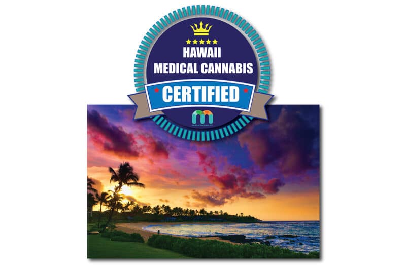 Hawaii Medical Cannabis Certified Badge.