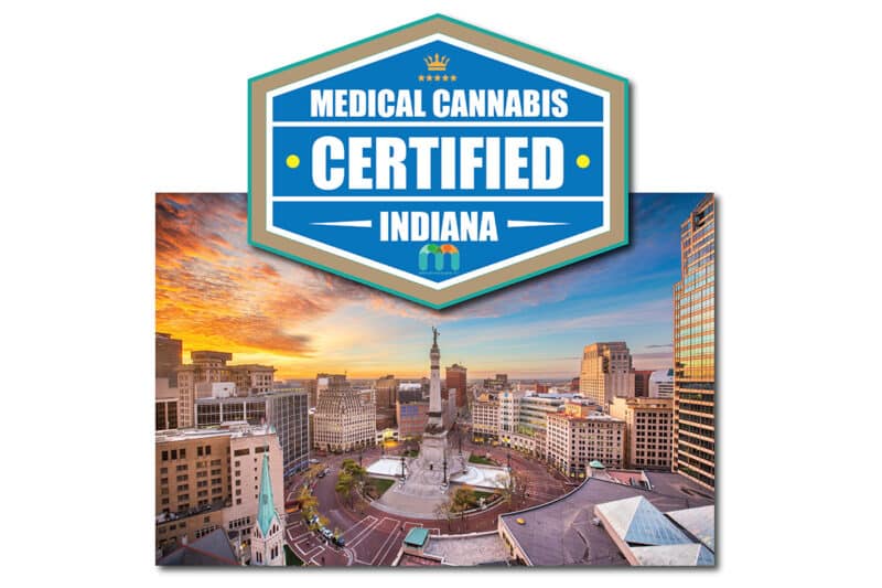 Indiana Advanced CBD Certification Course Badge.