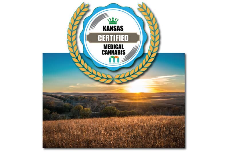 Kansas Medical Cannabis CBD Certified Badge.