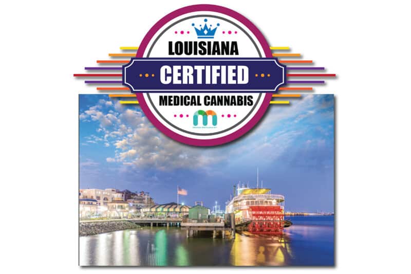 Louisiana Medical Cannabis Certified Badge.