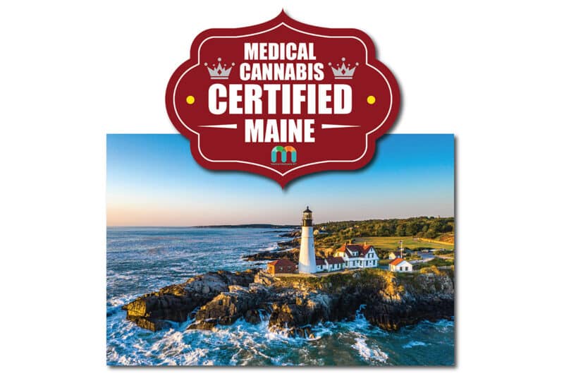 Maine Medical Cannabis Certified Course Badge.