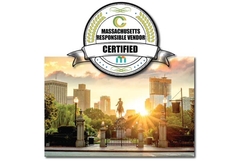 Massachusetts Responsible Vendor Training Program (RVT) Badge.