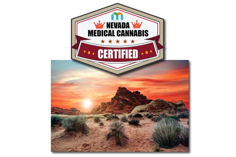 Nevada Medical Cannabis Certified Badge.
