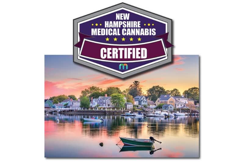 New Hampshire Medical Cannabis Certified Badge.