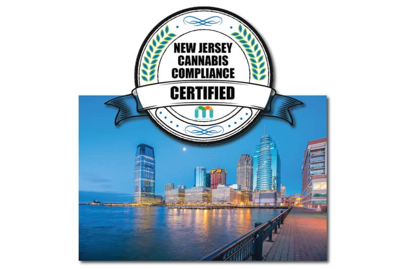 New Jersey Cannabis Compliance Certified Badge.