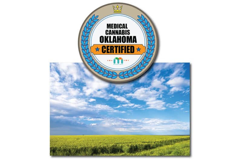 Budtender Certification Oklahoma badge.