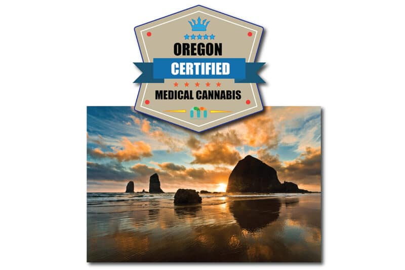 Oregon Medical Cannabis Certified Badge.