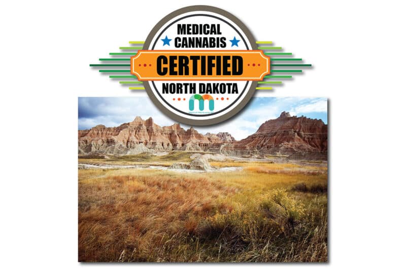 North Dakota Medical Cannabis Certified Badge.