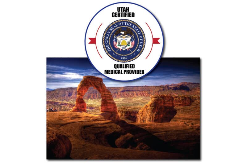 Utah Qualified Medical Provider QMP Certified Badge.