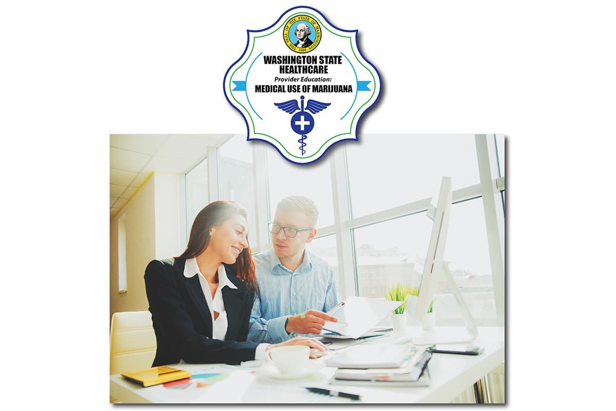 Washington State Healthcare Provider Online Education Badge.