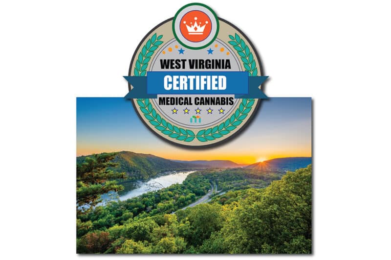 West Virginia Medical Cannabis Certified Badge.